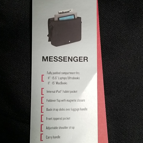 BLANKSLATE by Solo Men Laptop Travel Messenger Bag - Picture 4 of 6